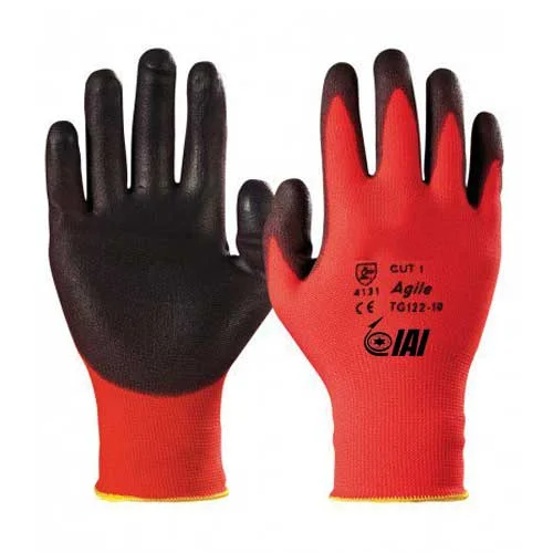 Custom Printed Sandy Thermo Grip Gloves for Industrial Use